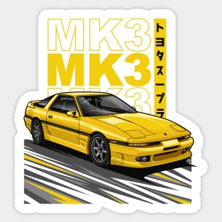 The Legend Supra MK-3 (Yellow Canary) Sticker